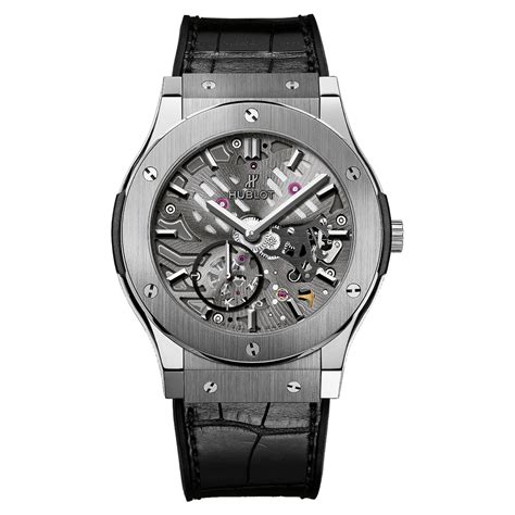 Hublot Classic Fusion Ultra Thin Titanium Automatic White